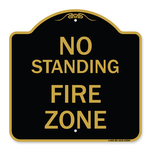 No Standing Fire Zone