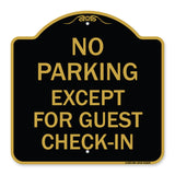 No Parking Except for Guest Check-In