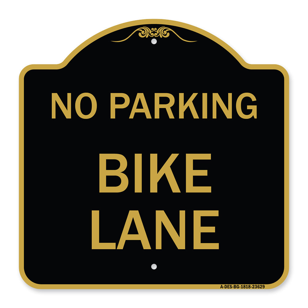 No Parking Bike Lane