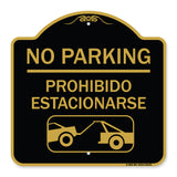No Parking - Prohibido Estacionarse (With Car Tow Graphic