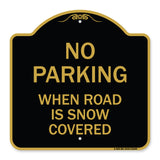 No Parking When Road Is Snow Covered