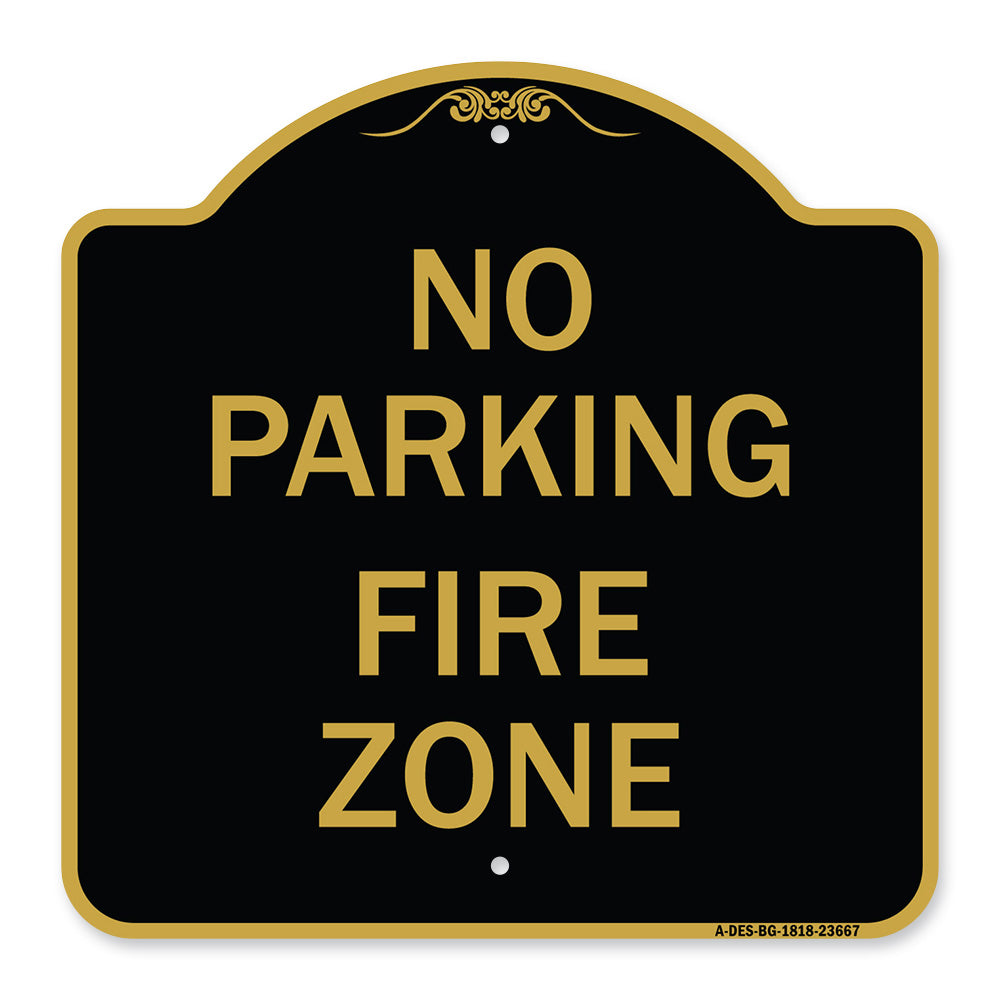 No Parking Sign No Parking Fire Zone
