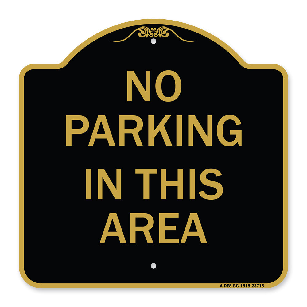 No Parking in This Area