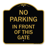 No Parking in Front of This Gate