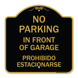 No Parking in Front of Garage Prohibido Estacionarse