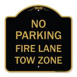 No Parking Fire Lane Tow Zone (K-1645)