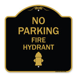 No Parking Fire Hydrant (With Graphic)