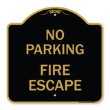 No Parking Fire Escape