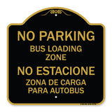 No Parking Bus Loading Zone No Entacionamiento Bus De Carga Zona
