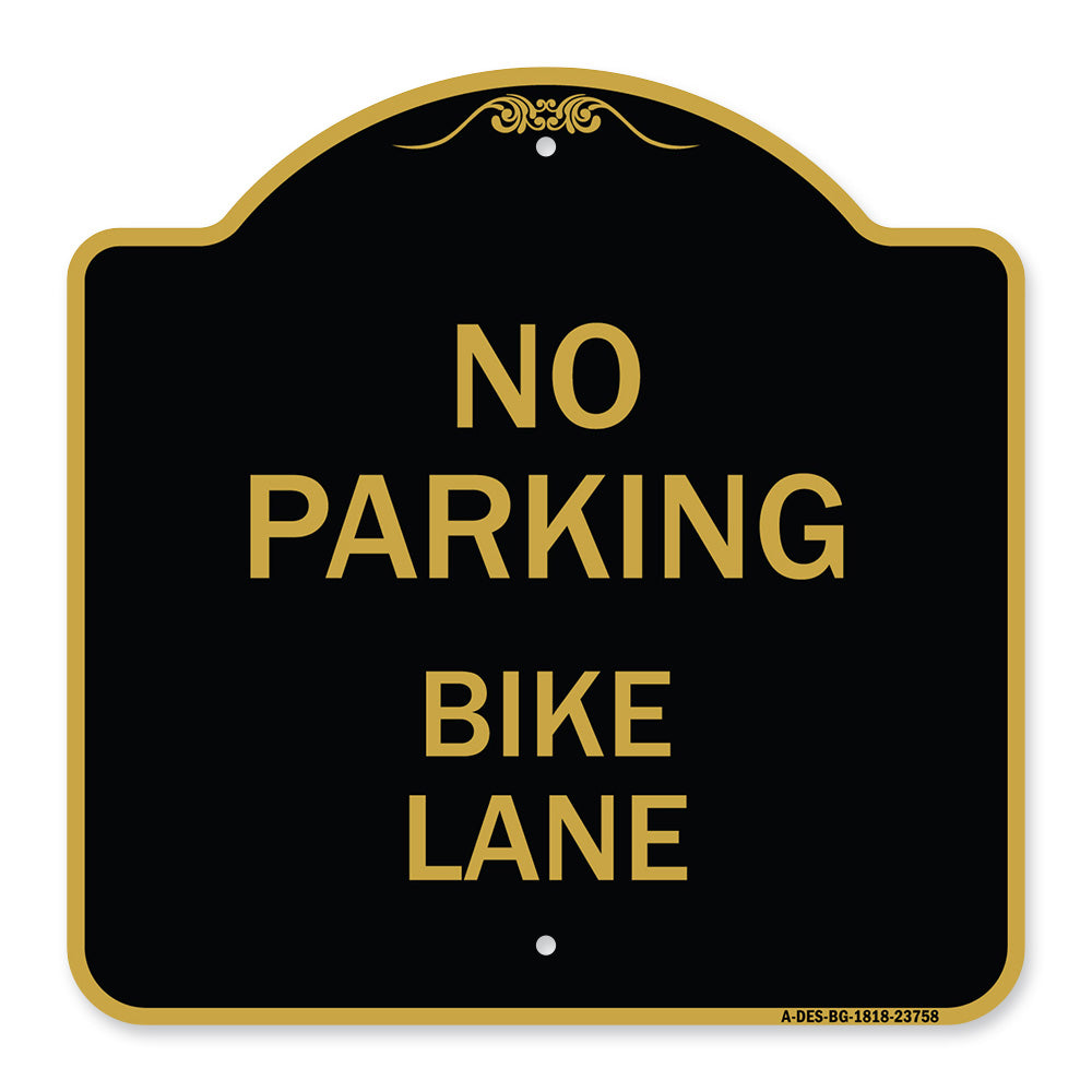 No Parking Bike Lane