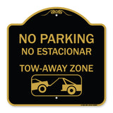 No Parking - No Estacionar Tow - Away Zone (With Graphic)