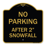 No Parking - After 2 Snowfall