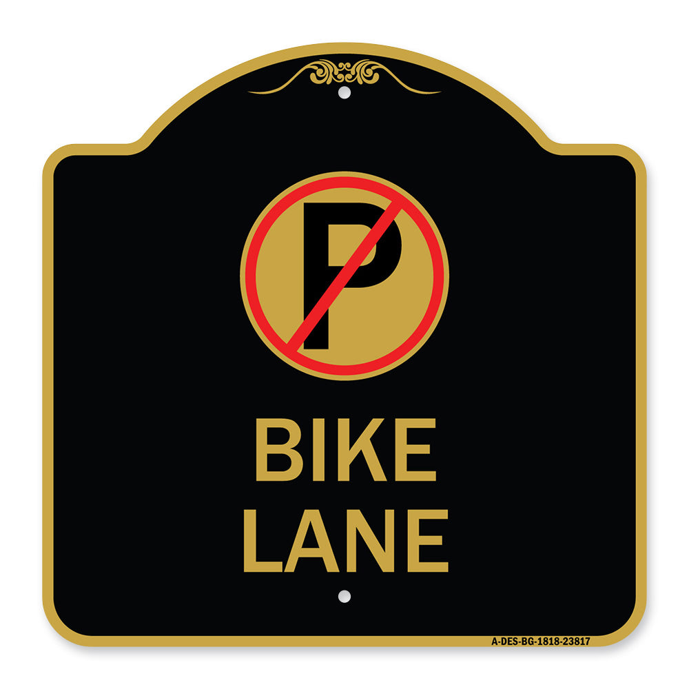No Parking (Symbol) Bike Lane