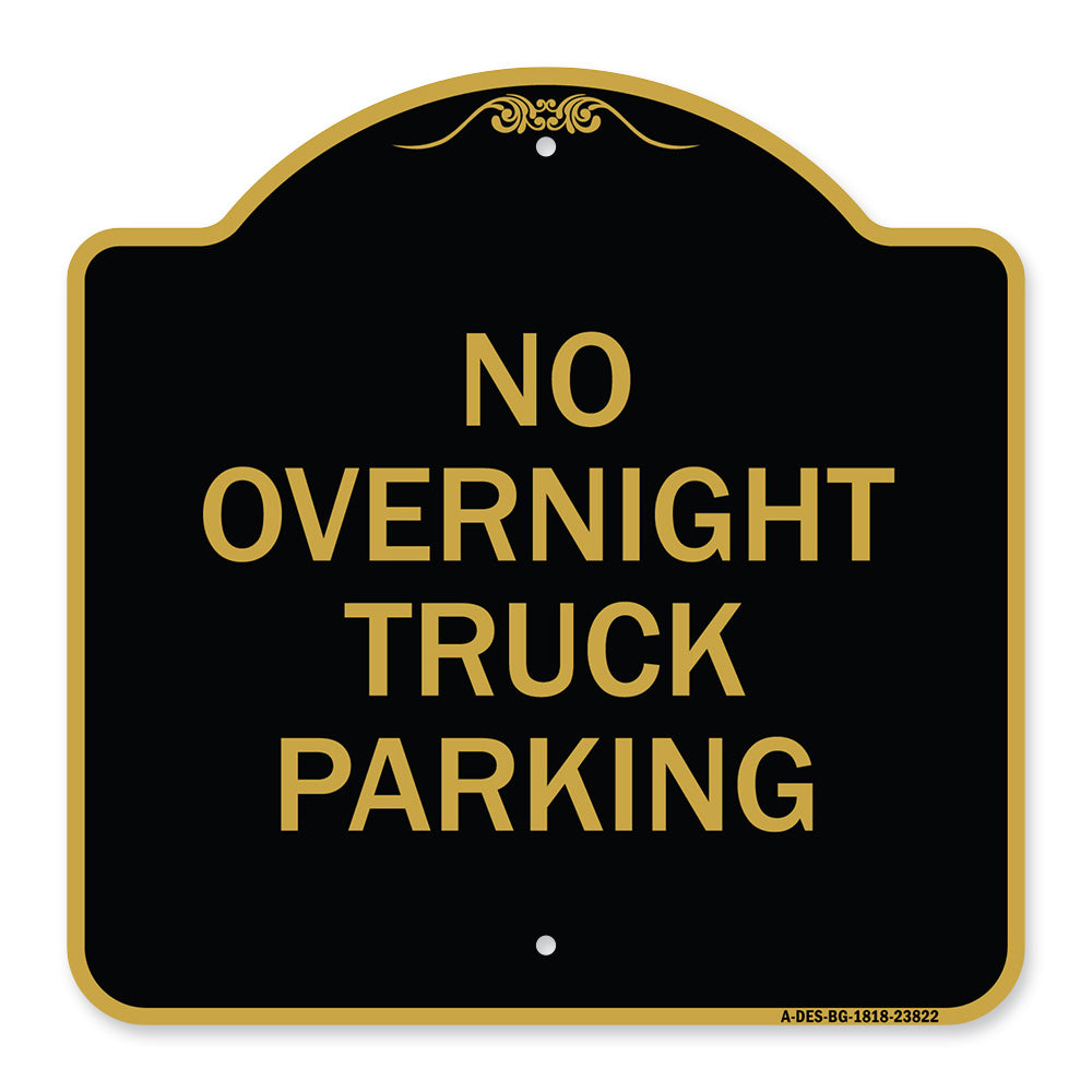 No Overnight Truck Parking