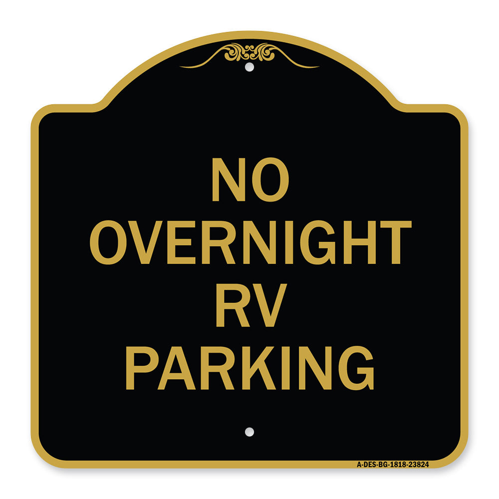 No Overnight RV Parking