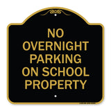 No Overnight Parking on School Property