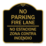 No Estacione Zona Contra Incendio