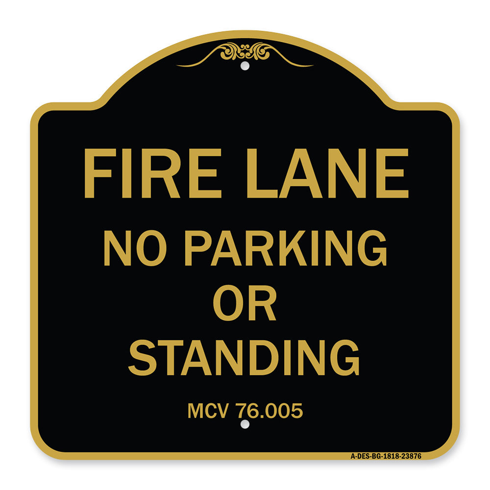 Michigan Fire Lane No Parking or Standing