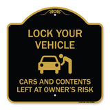 Lock Your Vehicle - Cars and Contents Left at Owner's Risk