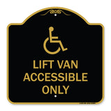 Lift Van Accessible Only (With Updated Isa Symbol)