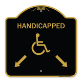 Handicapped Parking with Double Arrows