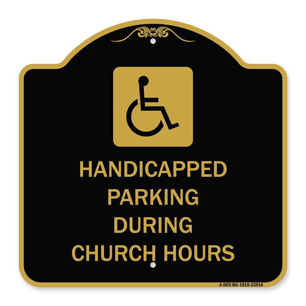 Handicapped Parking During Church Hours (With Graphic)