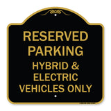 For Electrical Cars Reserved Parking - Hybrid & Electric Vehicles Only