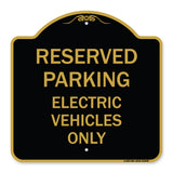 For Electrical Cars Reserved Parking - Electric Vehicles Only