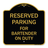 For Bartender on Duty