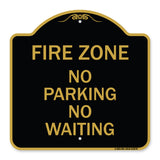 Fire Zone No Parking No Waiting