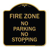 Fire Zone No Parking No Stopping