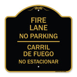 Fire Lane No Parking - Carril De Fuege No Esta Conar