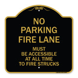 Fire Lane Must Be Accessible at All Time to Fire Trucks