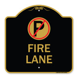 Fire Lane (No Parking Symbol)