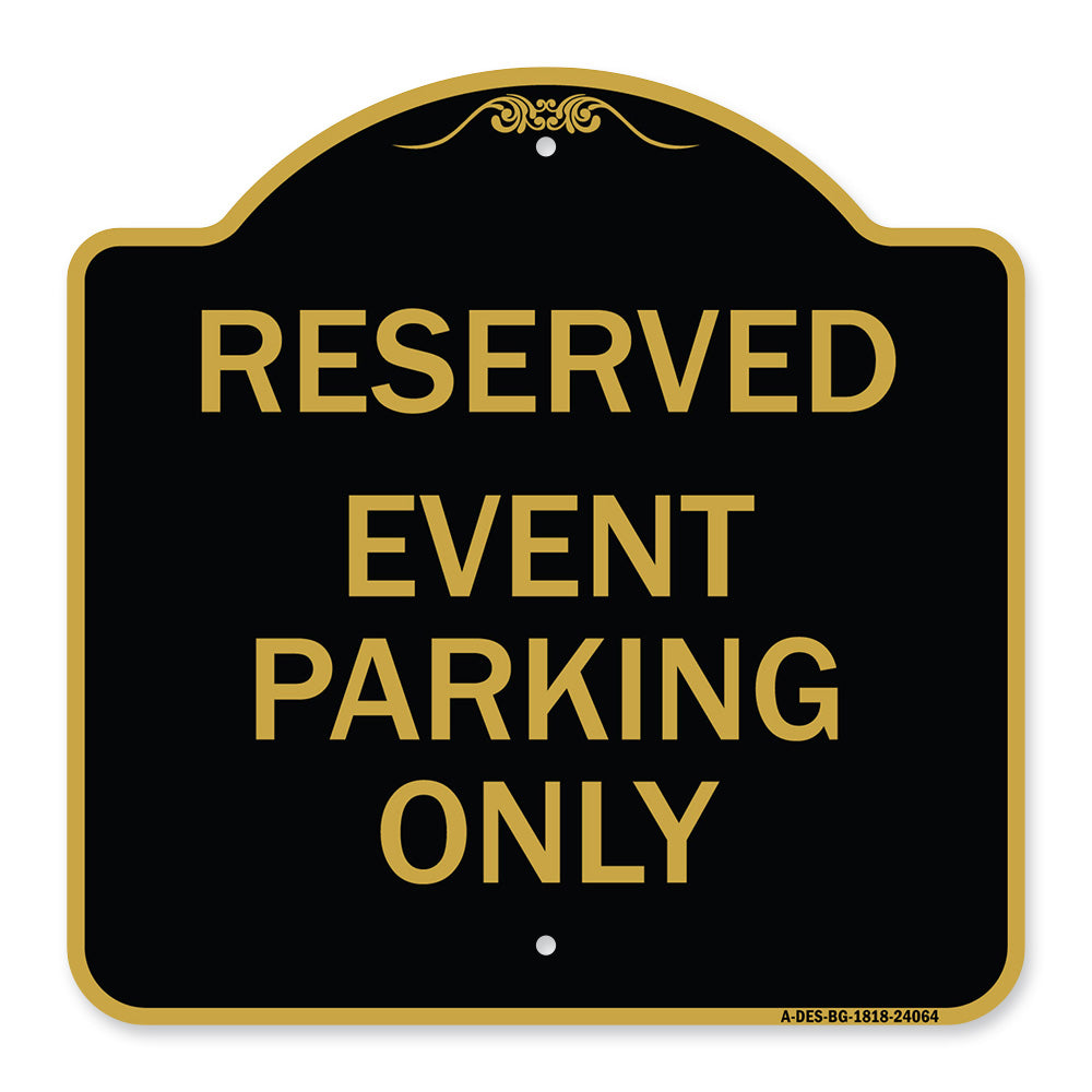 Event Parking Only