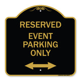 Event Parking Only (With Bidirectional Arrow)