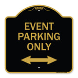 Event Parking Only (With Bidirectional Arrow)
