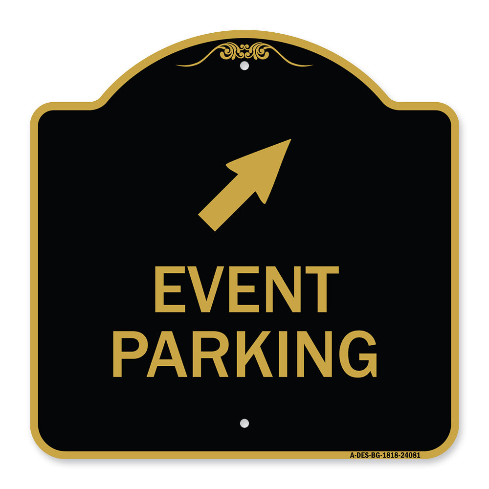 Event Parking (Up Right Arrow Symbol)