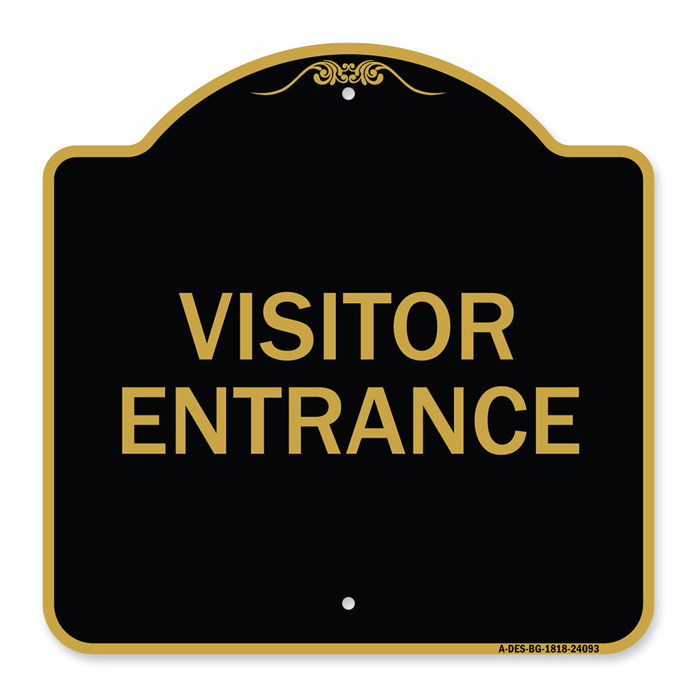 Entrance Sign Visitor Entrance