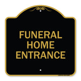 Entrance Sign Funeral Home Entrance