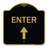 Enter Sign Enter with Up Arrow