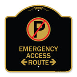 Emergency Access Route (With Bidirectional Arrow)