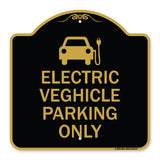 Electric Vehicle Parking Only (With Graphic)
