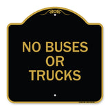 Driveway Sign No Buses or Trucks