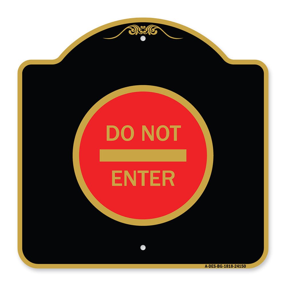 Do Not Enter
