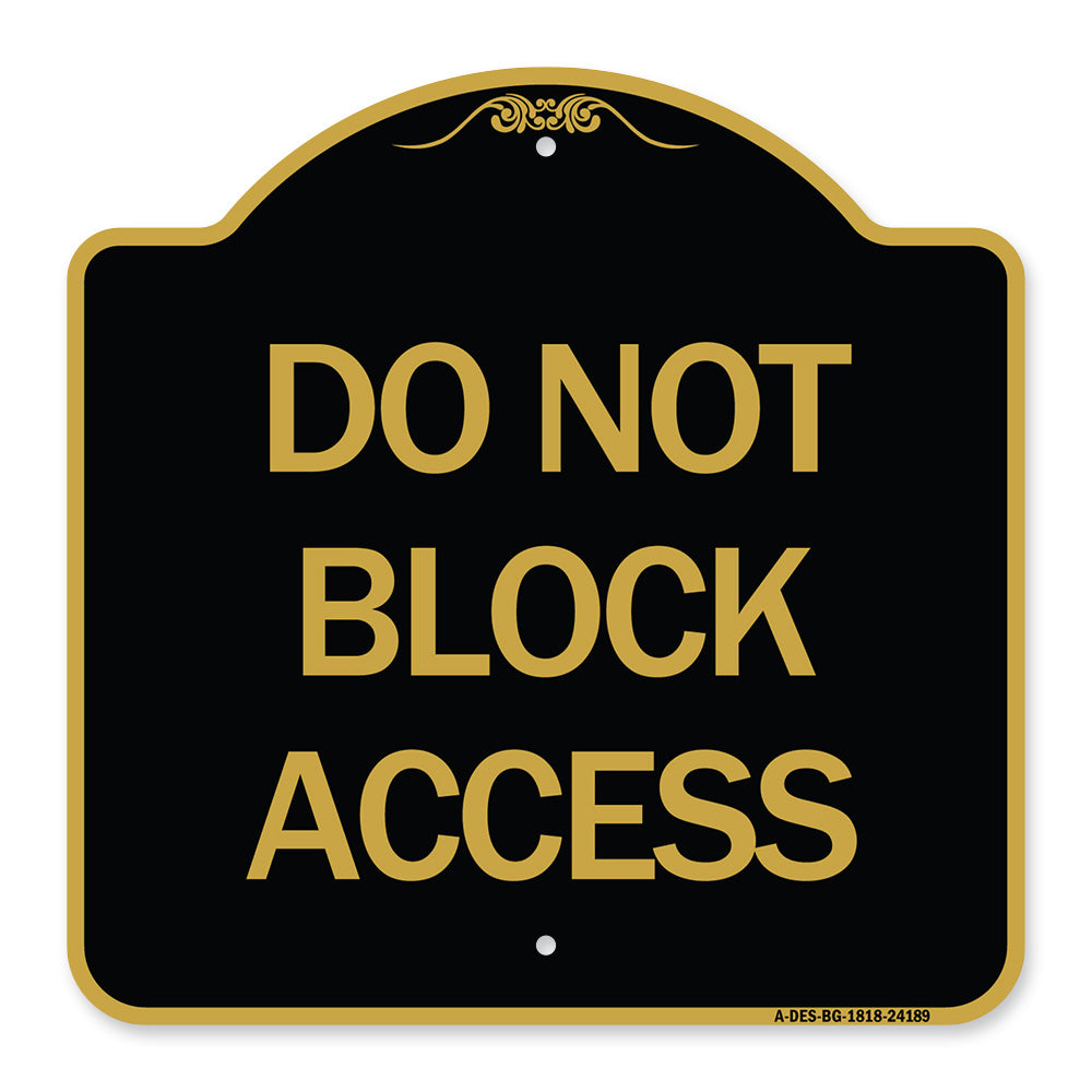 Do Not Block Access