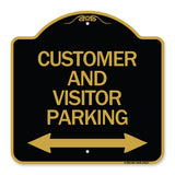 Customer and Visitor Parking (Bidirectional Arrow)