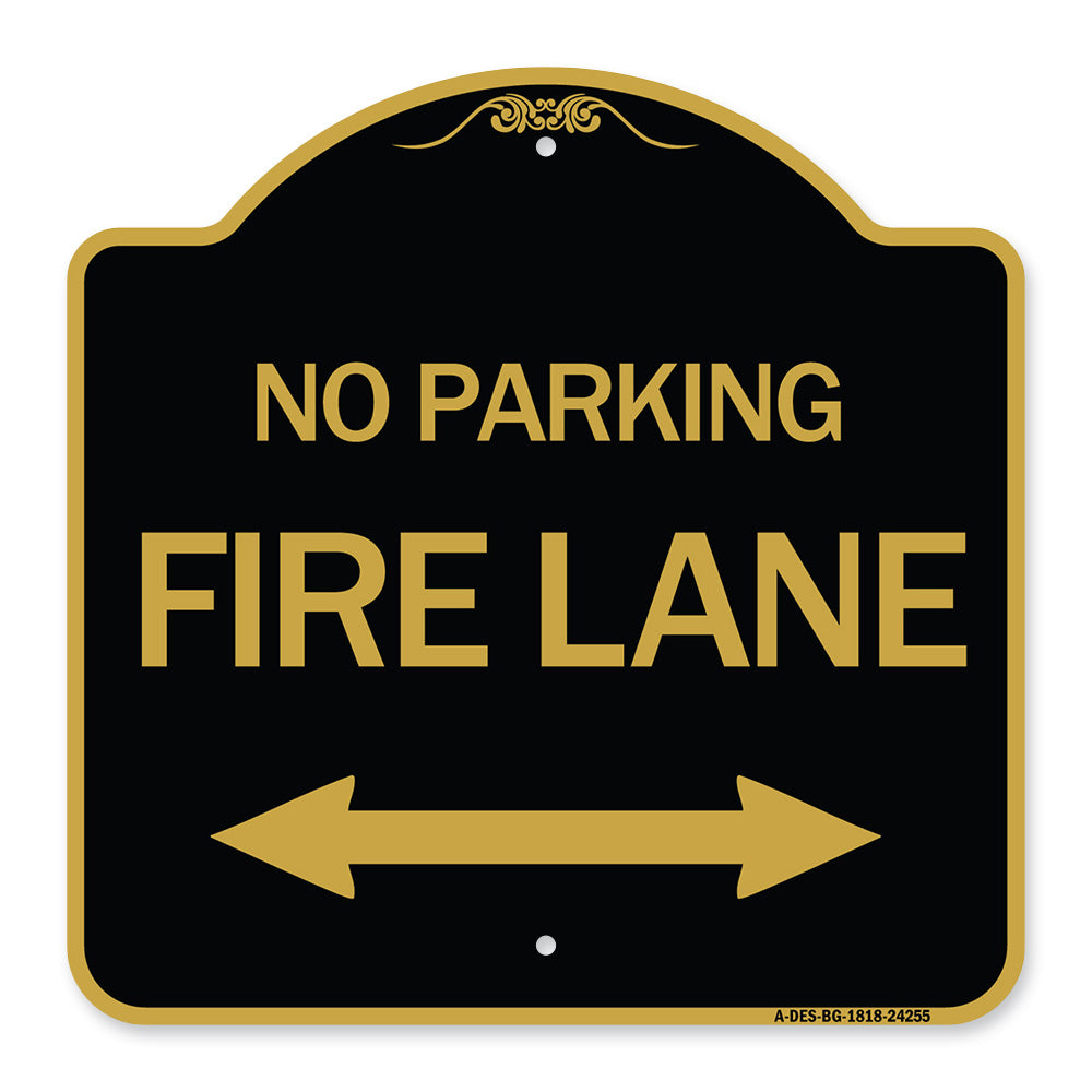 Colorado Fire Lane (With Bidirectional Arrow)