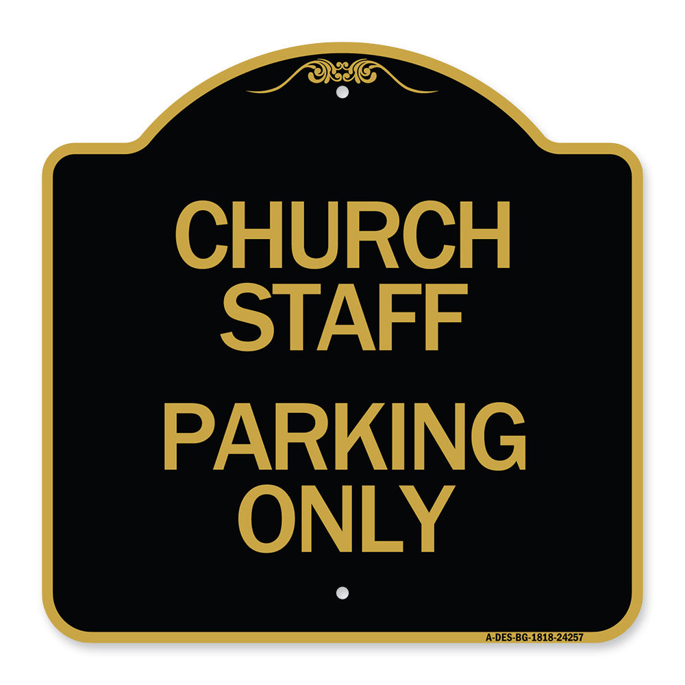 Church Staff Parking Only