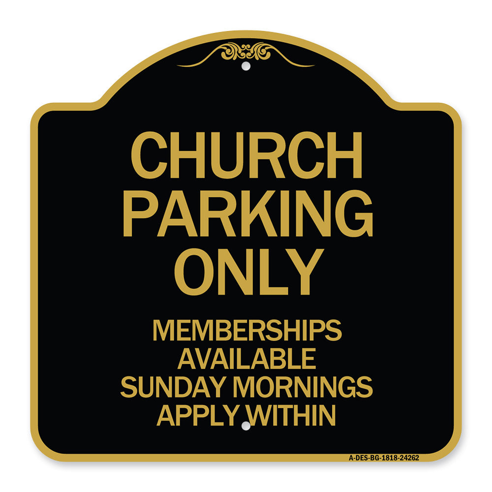 Church Parking Only Memberships Available Sunday Mornings Apply Within